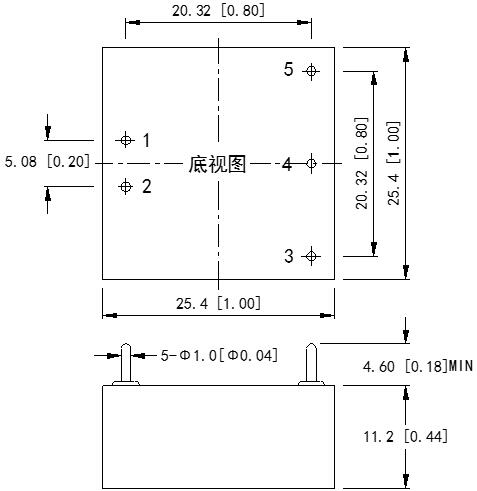 DC-DC鐵路(lù)電源WDT5系列(5W)