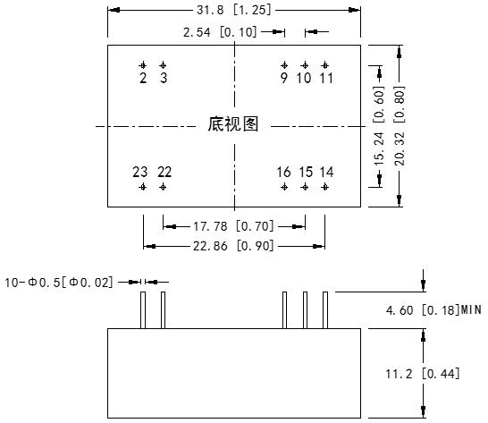 DC-DC鐵路(lù)電源WDT5系列(5W)