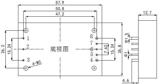 DC-DC鐵路(lù)電源模塊WDQT50-100系列(50-100W)