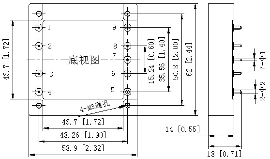 DC-DC鐵路(lù)電源模塊WDHT200-300系列(200-300W)